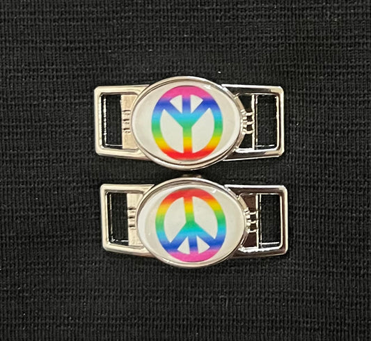 Peace Rainbow Paracord/Shoelace Charms
